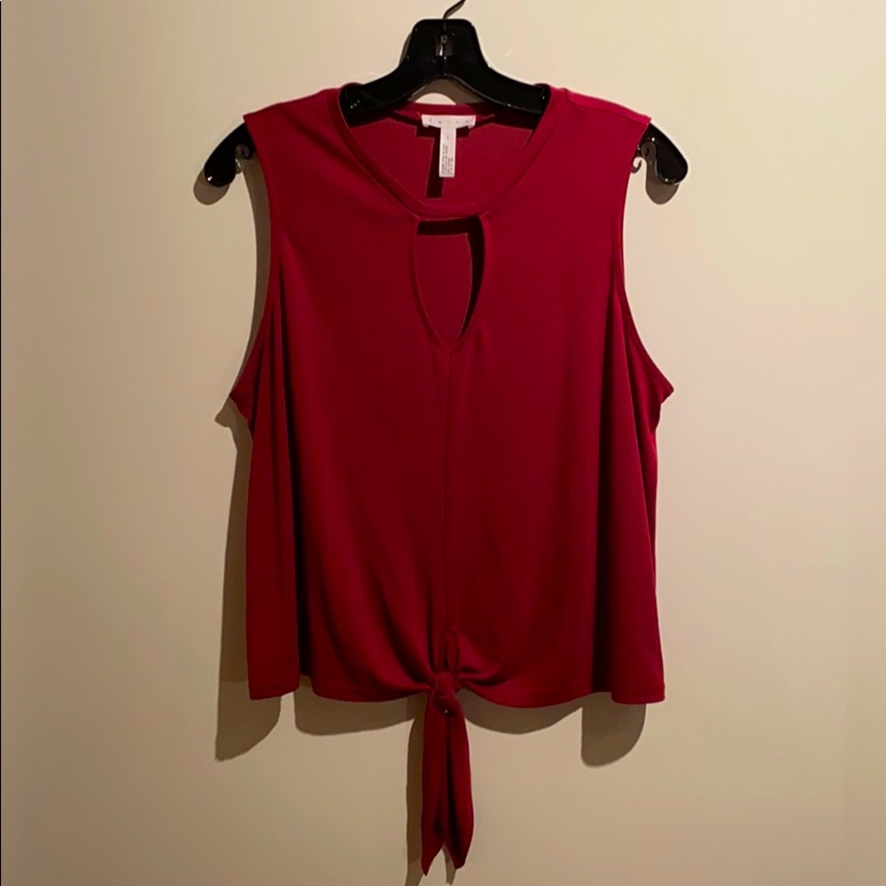 Leith top with tie detail